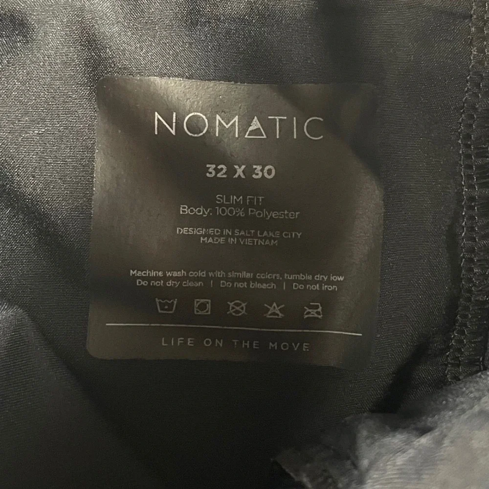 Nomatic Outbound Pants Mens 32x30 Slim Fit Travel Performance Black
